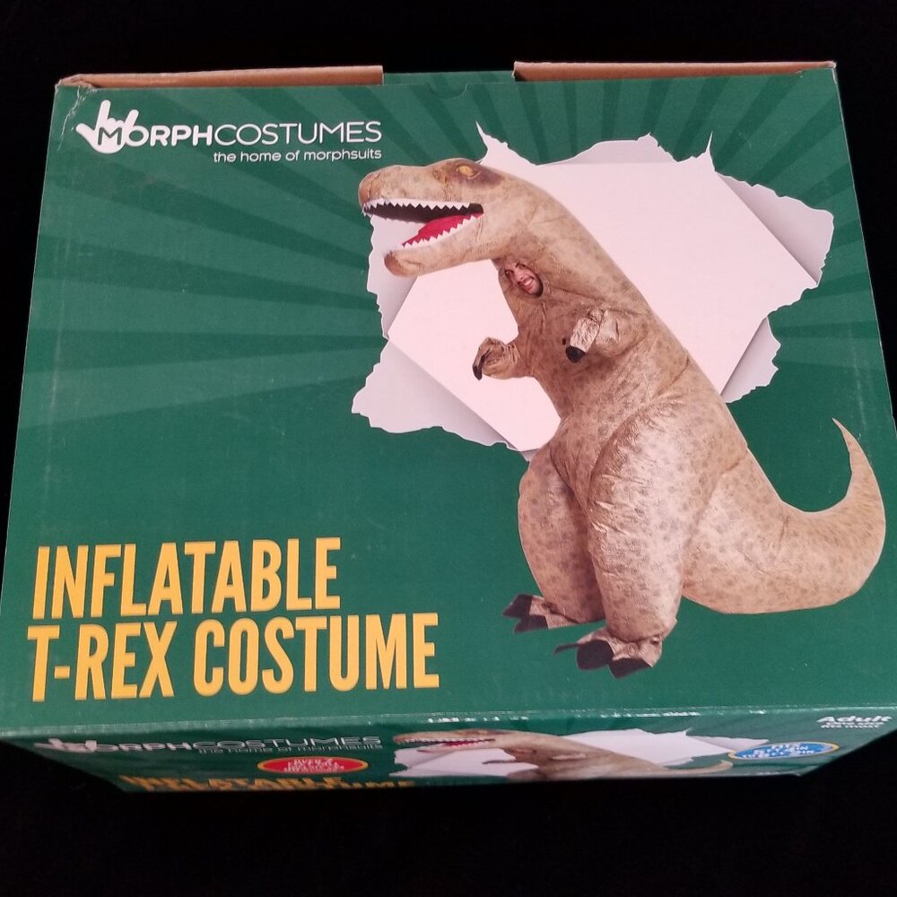 MorphCostumes - Inflatable T-Rex Costume - Adult One Size Fits Most  - New
